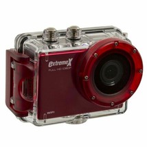 MiGear Extreme X 1080p RED Wifi Action Camera Bundle with Waterproof Case 12MP - £34.54 GBP