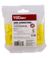 Hyper Tough Medium Wire Connectors 20 Pack, Yellow, 34364 - £7.04 GBP