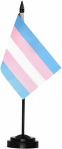 Anley Transgender Trans Pride Desk Flag Set - 6x4 Inch Miniature Desktop... - £5.51 GBP