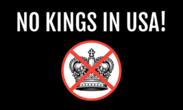 No Kings In USA Flag 3x5 FT - €19,67 EUR