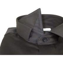 Mens CEREMONIA Tuxedo Formal Shirt 100% Cotton Turkey Slim Fit #stn 15 aty black image 6
