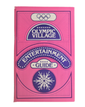 Vtg 1980 Lake Placid Olympic Village Entertainment Guide English French Ephemera - £23.88 GBP