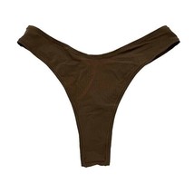 SKIMS Kim Kardashian Dipped Thong Panty Oxide Brown PN-DTH-2027 Womens S... - $14.74 CAD