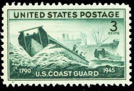 U.S. Coast Guard One PACK OF TEN 3 Cent Postage Stamps Scott 936 - £5.57 GBP