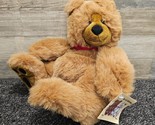 Steinbach Bax Teddy Bear Plush 12&quot; Sitting 1989 Collectible Brown Vintag... - $12.59