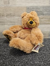 Steinbach Bax Teddy Bear Plush 12&quot; Sitting 1989 Collectible Brown Vintag... - £9.84 GBP