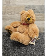 Steinbach Bax Teddy Bear Plush 12&quot; Sitting 1989 Collectible Brown Vintag... - £9.84 GBP