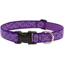 Large Dog Collar by Lupine 1&quot; Wide Jelly Roll Design adjusts from 16&quot; to... - $25.29