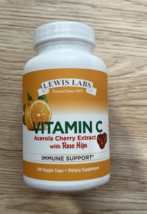Vitamin C w Rose Hips &amp; Acerola Cherry 1000mg 180 Capsules -2 per serv EXP 11/24 - £11.66 GBP