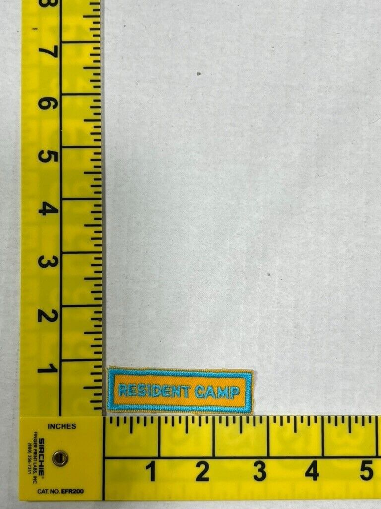 Girls Scouts Resident Camp Ribbon Patch GSA - $4.95