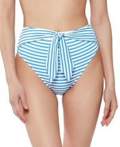 Jessica Simpson High Waist Sunshine Stripe Bottoms Size XL Blue White Tie Belt - £15.60 GBP