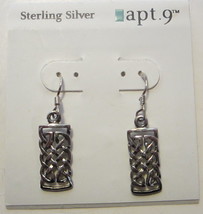Sterling Silver Pierced Earrings Signed 925  $35 Retail New with Tags - £14.22 GBP