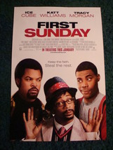 FIRST SUNDAY - MOVIE POSTER WITH ICE CUBE, KATT WILLIAMS &amp; TRACY MORGAN - $21.00