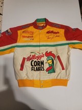 Vintage Terry Labonte Jacket Yellow Kelloggs Corn Flakes 90s Nascar Racing - £116.00 GBP