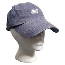 Vineyard Vines Hat Cap Strap Back Navy Blue Pink Whale Logo Marthas Vineyard - $9.36