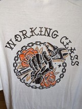 Chicyea  Working Class XL T-Shirt White Graphic Back  - £6.12 GBP