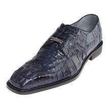 Belvedere Mens Shoes Chapo Hornback Crocodile Navy Blue 1465 image 2