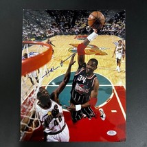 Hakeem Olajuwon signed 11x14 photo PSA/DNA Houston Rockets Autographed - £160.84 GBP