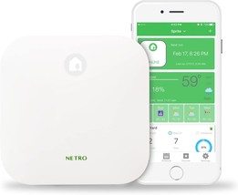 Alexa-Compatible, Wifi-Enabled Netro Smart Sprinkler Controller With 6 Z... - £82.92 GBP