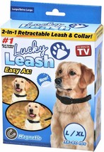 Lucky Leash 2n1 Retractable Leash &amp; Collar- Large/X-Large - £4.68 GBP
