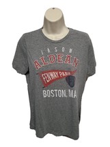 Jason Aldean Fenway Park Boston Massachusetts Womens Medium Gray TShirt - £11.74 GBP