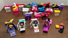 Lot Of 22 Gift Ems Miniature Doll Figures Boxes  - £23.84 GBP