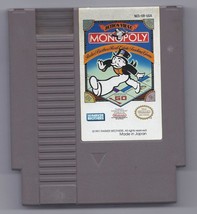 Vintage Nintendo monopoly Video Game NES Cartriage VHTF - £11.59 GBP
