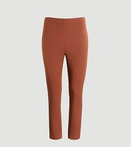 New Ann Taylor Chocolate Brown Pocket Slim Pull On High Rise Ankle Pants S M L - £27.96 GBP