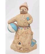 Jim Shore 2019 Enesco Sand Salt And Seasons Greetings Coastal Snowman 60... - $199.99