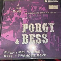 Mel Torme &amp; Frances Faye - Jazz Version Of Porgy &amp; Bess Cd - £11.00 GBP