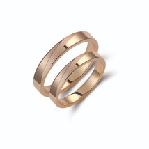 Wedding Bands Set-Matching Rings-Engrave Band Ring-His and Hers Rings - £400.84 GBP