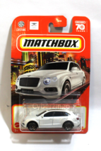 1:64 Matchbox 18 Bentley Bentayga Diecast Model Car White NEW - $13.99