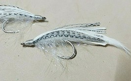 **2021**Bass Crawler White-Silver Ghost , Size 1/0, Sold Per 4, Hot Item!! - £6.08 GBP