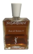 Vintage Yves Saint Laurent Eau De Toilette Y 2 fl oz Stopper Top Dab Bottle - $97.02