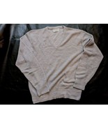 Christian Dior Womens Orlon Acrylic Gray Pullover V-Neck Knit Sweater Me... - $58.20 CAD