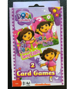 Dora The Explorer Playing Cards - 2 Games: Crazy Eights/Go Fish - Cardin... - $7.79