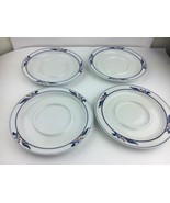 4 Lot Dansk Bistro Maribo Tea Cup Saucers 7 1/8 in Made in Portugal or J... - $19.78