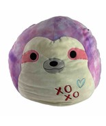 2020 Kellytoy Squishmallow Sharie Tie Dyed Sloth Valentine 16&quot; Plush - $13.34 CAD