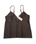 Linea Donatella Tank Top Womens XL Copper Metallic Babydoll Y2K 90s Whim... - $511.07 MXN