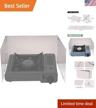Portable Windshield for Butane Burner &amp; Camping Stove - Rust Resistant &amp;... - $728.59 MXN