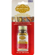 GOLD LEAF Brush &#39;n Leaf Metallic Leafing Paint golden Gilding and Finish... - $36.64