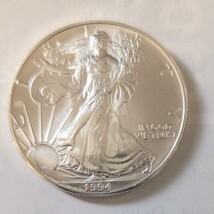 1994 1 Dollar American Silver Eagle Bullion Coin Walking Liberty .999 Si... - $1,835.03 MXN