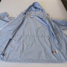 Columbia XL3555 Women's Blue Full Zip Hooded Rain Jacket Pockets Size Medium image 10