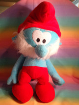 2011 The Smurfs Movie Nanco Papa Smurf Plush Doll 16&quot; - £10.05 GBP