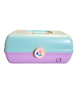 Caboodles Lavender Purple &amp; Mint Green Makeup Carrying Case Box 5626 - $24.00