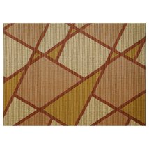 Dundee Deco Geometric Bathroom Mat - 35&quot; x 26&quot; Beige Waterproof Non-Slip... - £26.04 GBP