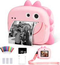 Wq Kids Camera, Wifi Instant Print Camera With 32Gb Memory Card, Selfie, 8, Etc. - £39.03 GBP