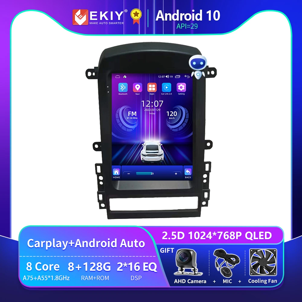 EKIY T9 Car Radio For Chevrolet Captiva Multimedia 2006 - 2012 Carplay Android - £183.64 GBP+