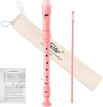 Ers-21Gp, Pink, School-Approved, Eastar Soprano Recorder, Fingering Chart. - £21.26 GBP