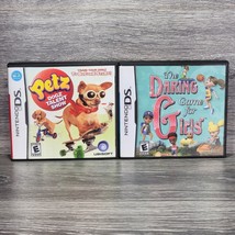 Petz Dogz Talent Show &amp; Daring Game for Girls Nintendo DS Lot x 2 CIB Kids Video - £7.31 GBP